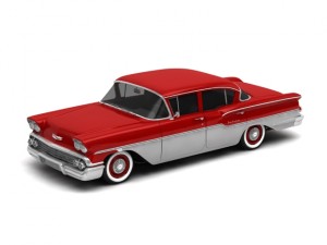 chevrolet delray 4-door sedan 1958 Modèle 3D