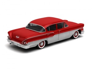 chevrolet delray 4-door sedan 1958 Modèle 3D
