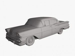 chevrolet delray 4-door sedan 1958 Modèle 3D