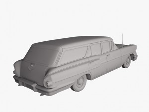 chevrolet brookwood station wagon 1958 3Dモデル