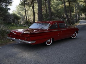 chevrolet biscayne 2-doors sedan 1960 3D Model