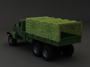 collection truck kraz 3Dモデル