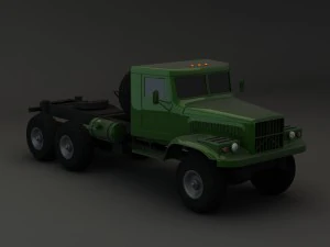 collection truck kraz 3D Model