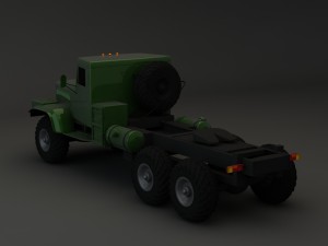 collection truck kraz 3Dモデル