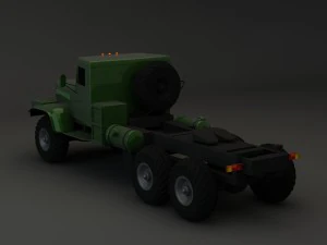 collection truck kraz 3D Model