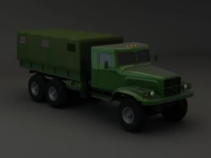 collection truck kraz 3D Model