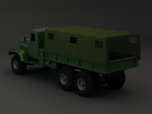 collection truck kraz 3Dモデル