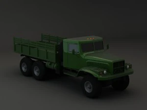 collection truck kraz 3D Model