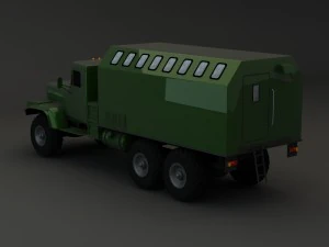 collection truck kraz 3D Model