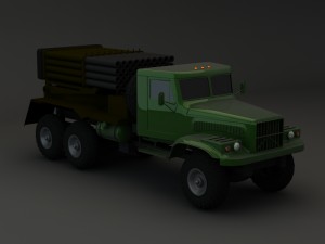 collection truck kraz 3Dモデル