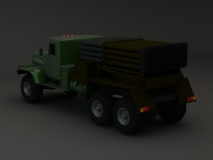collection truck kraz 3Dモデル