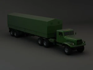 collection truck kraz 3D Model