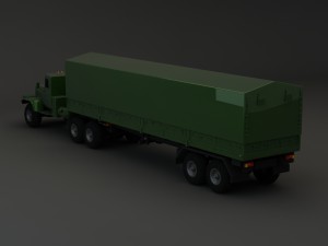 collection truck kraz 3Dモデル