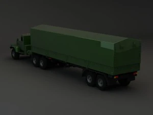 collection truck kraz 3D Model