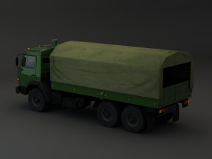 collection truck kamaz Modelo 3D