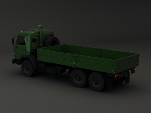 collection truck kamaz Modelo 3D