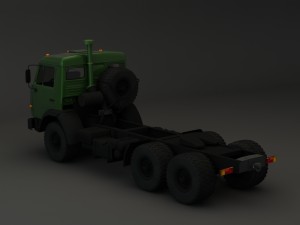 collection truck kamaz Modelo 3D