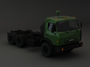 collection truck kamaz Modelo 3D