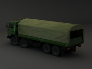 collection truck kamaz Modelo 3D