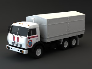 collection truck kamaz Modelo 3D