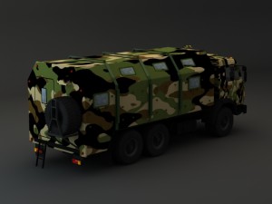 collection truck kamaz Modelo 3D