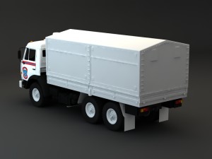 collection truck kamaz Modelo 3D