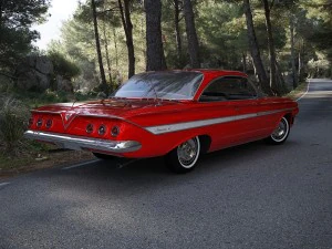 12 klasik araba koleksiyonu 3D Model