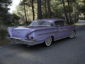 12 klasik araba koleksiyonu 3D Model