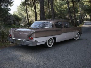 12 klasik araba koleksiyonu 3D Model