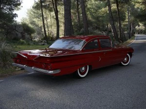 12 klasik araba koleksiyonu 3D Model