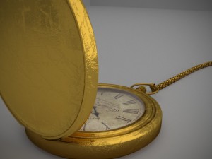 pocket watch Modello 3D
