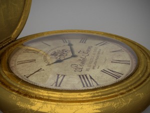 pocket watch Modello 3D