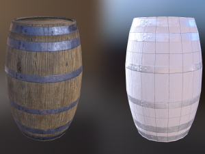 wood package Modello 3D