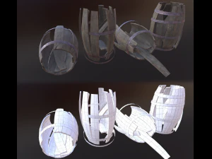 pacchetto di legno Modello 3D