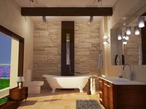 modern bathroom interior desgin Modèle 3D