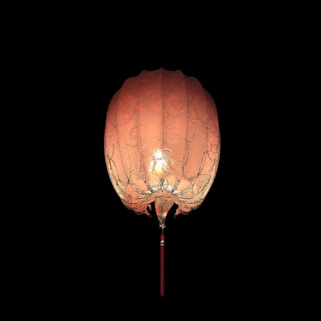 kongming latern Model 3D .c4d .max .obj .3ds .fbx .stl .blend 