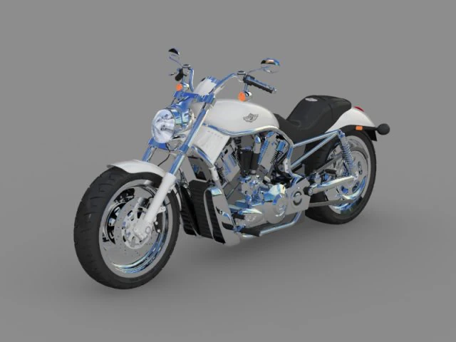 harley-davidson 3D Model .c4d .max .obj .3ds .fbx .stl .blend 