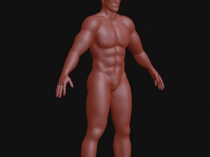man base mesh Modelo 3D