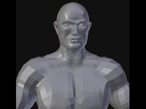 man base mesh Modelo 3D