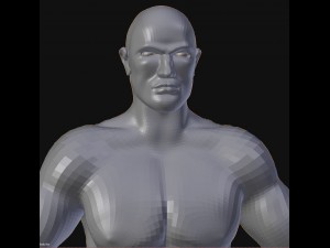 man base mesh Modelo 3D