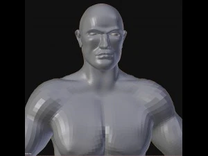 man base mesh 3D Model