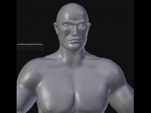 man base mesh Modelo 3D