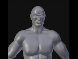 man base mesh Modelo 3D