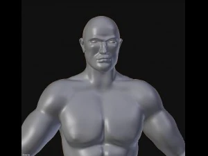 man base mesh 3D Model