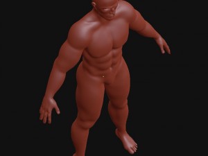 man base mesh Modelo 3D