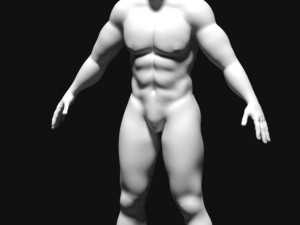 man base mesh Modelo 3D