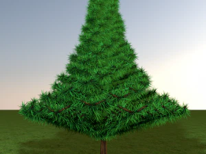 クリスマスツリー 3Dモデル