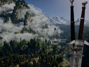 Wiedźmińskie miecze Model 3D