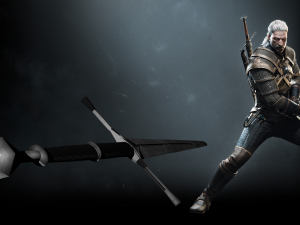 The witcher swords Modello 3D