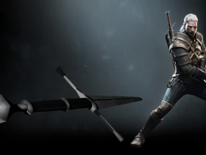 The witcher swords 3D Model